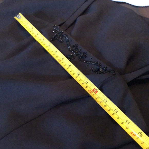 J.R. NITES 2-Pc Beaded Bolero Jacket & Sleeveless side slit statuesque gown - Picture 13 of 15